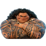 Dwayne Johnson (star of Fast and Furious 7), who is half Samoan (that is, Polynesian), lent his voice to the demigod Maui, who was inspired by Māui, the most important character in the mythology of the peoples of Polynesia. Maui