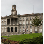 The Palácio da Bolsa is a historic building located in the heart of the city of Porto, Portugal, built in the 19th century to house the Associação Comercial do Porto. It is famous for its neoclassical architecture and impressive interiors such as the Arab Hall. The Porto Stock Exchange still carries out its activities in the building, which is also used for cultural events.